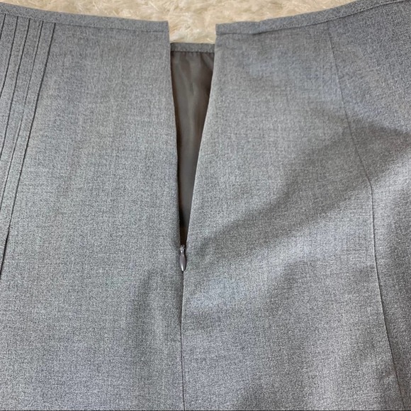 Grey Pleated Sz 6 Career Stretch Separates - Picture 5 of 6